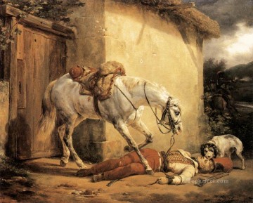 The Wonded Trumpeter Horace Vernet Oil Paintings